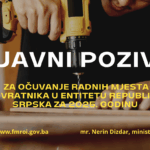 Javni poziv za programe podrške očuvanju radnih mjesta povratnika u entitetu Republika Srpska za 2025. godinu